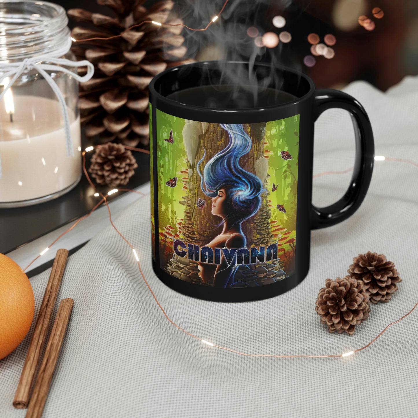 11oz Black Mug