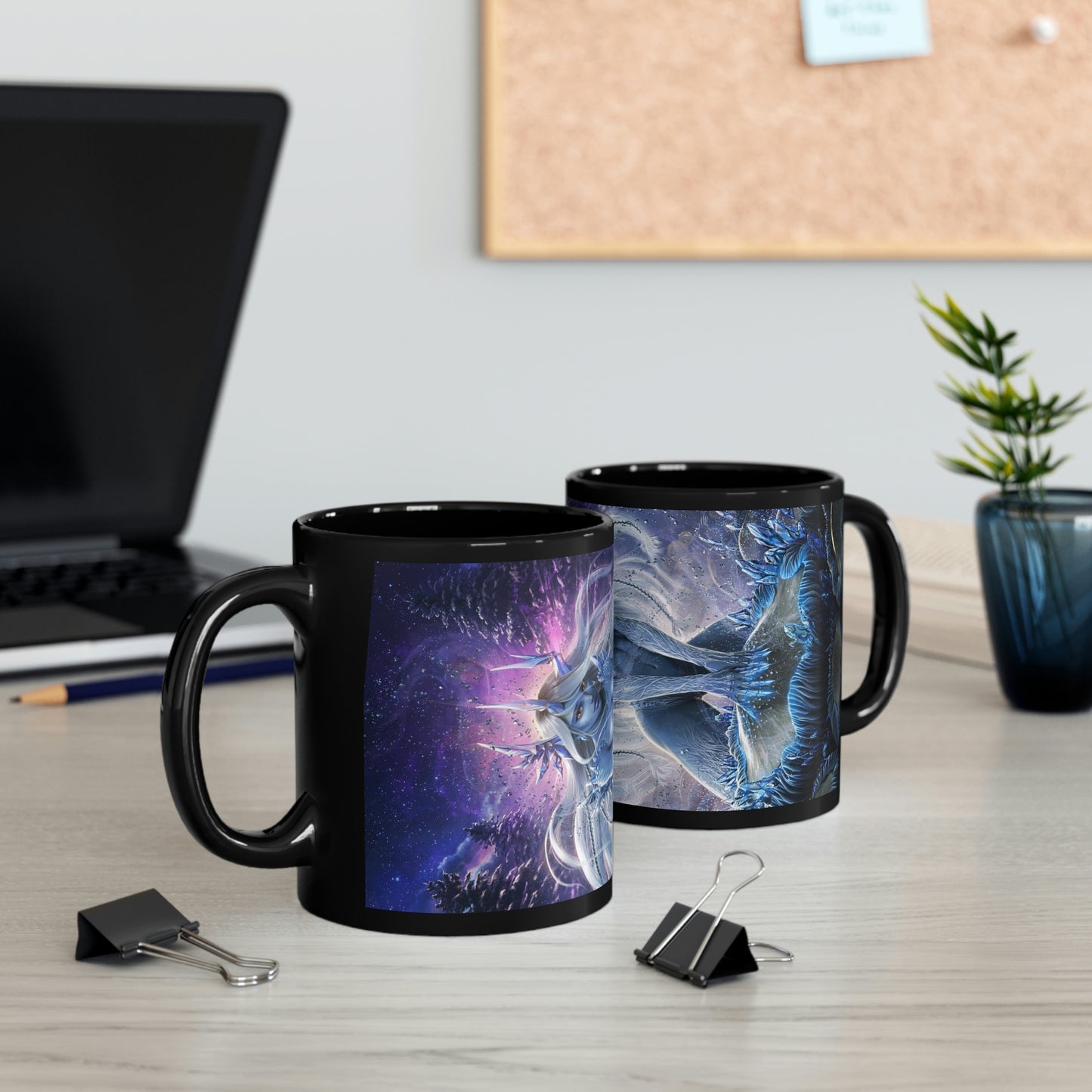 11oz Black Mug