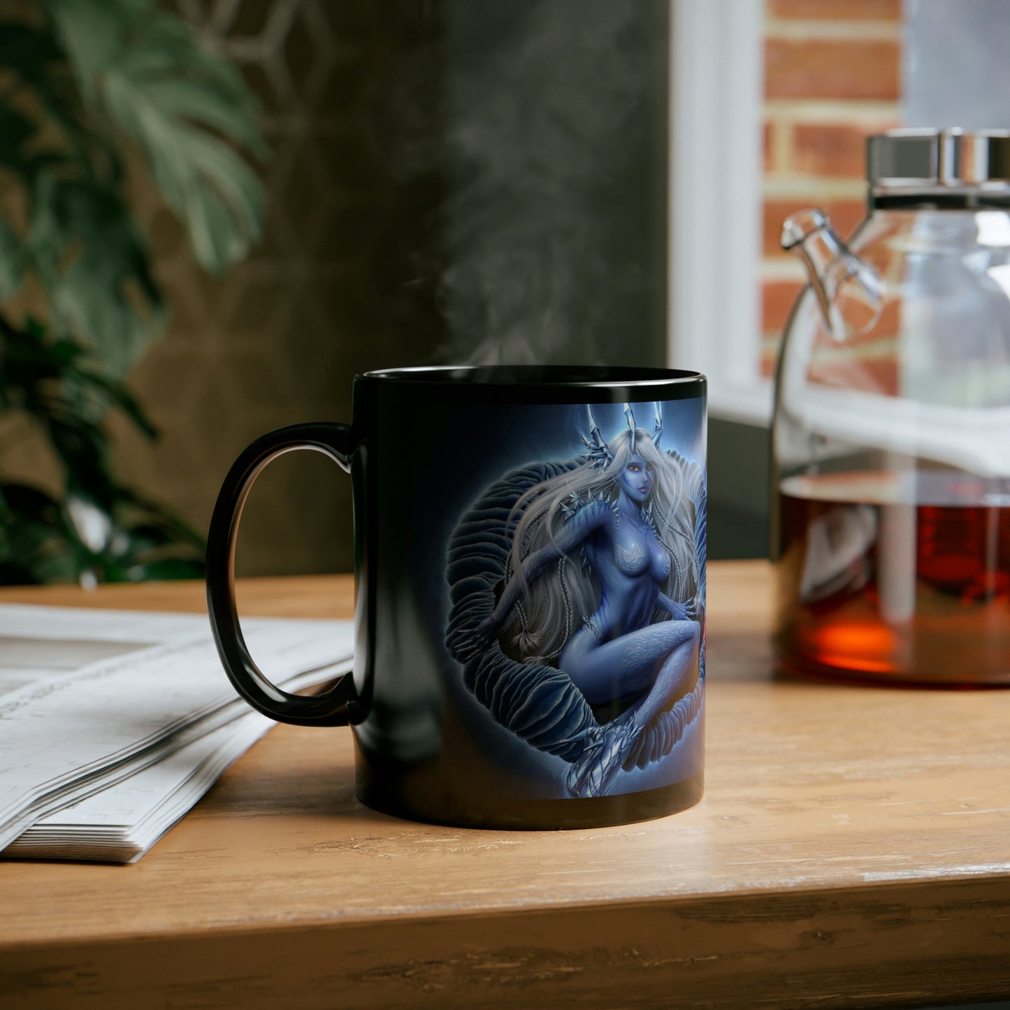 11oz Black Mug