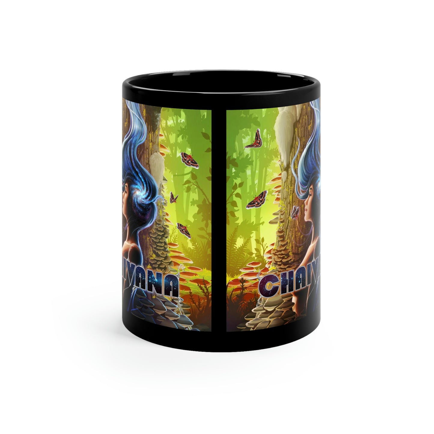 11oz Black Mug