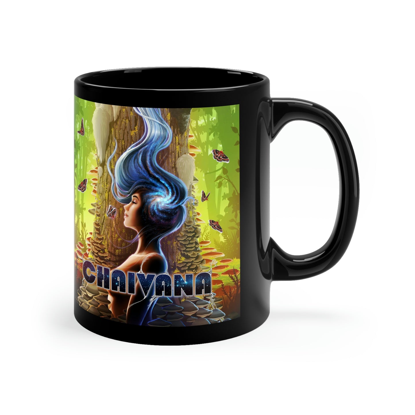 11oz Black Mug