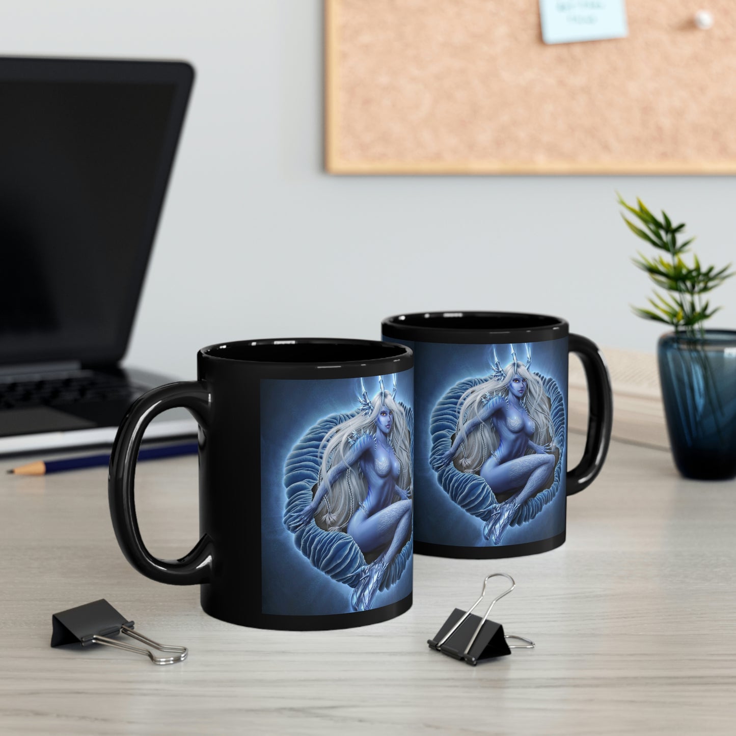 11oz Black Mug
