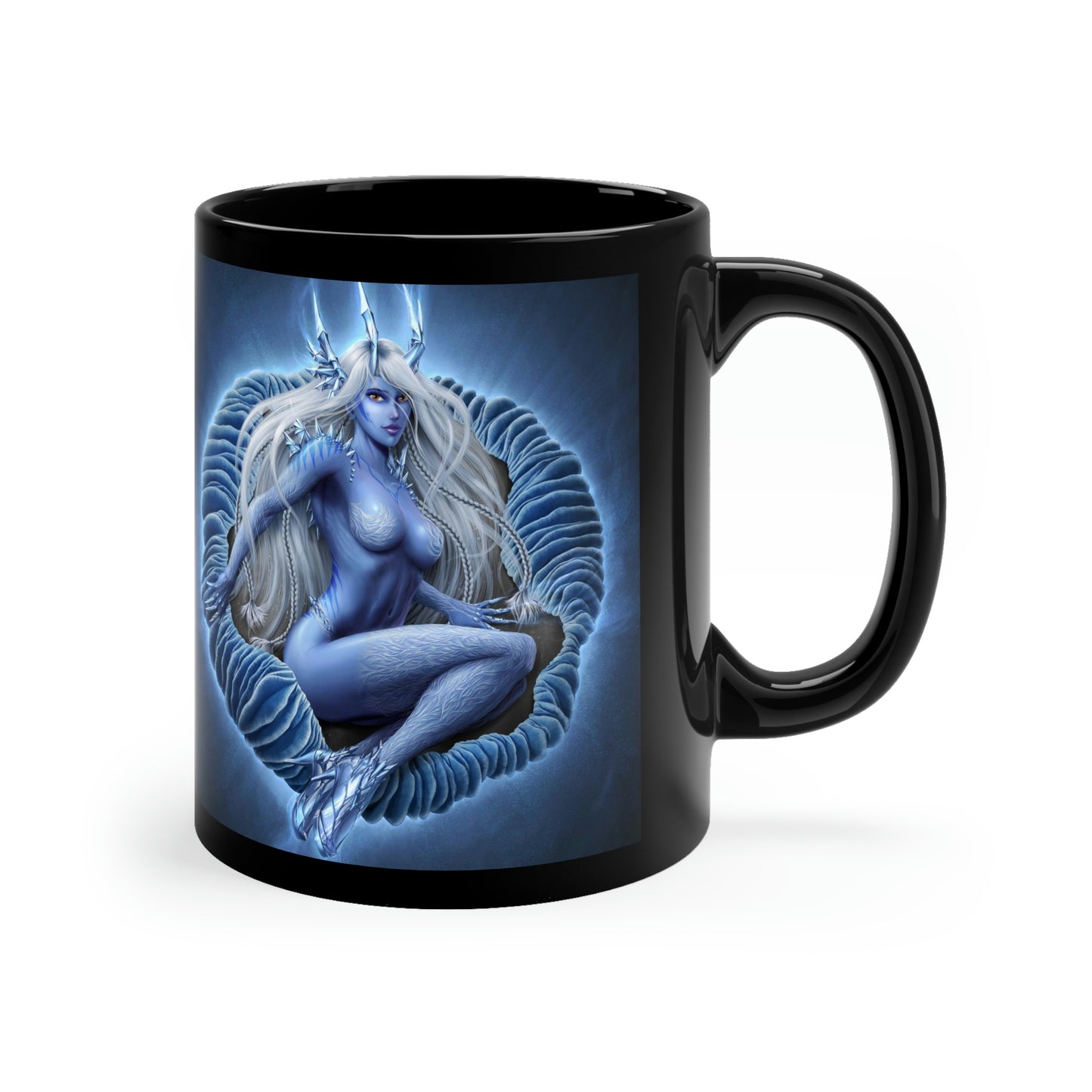 11oz Black Mug