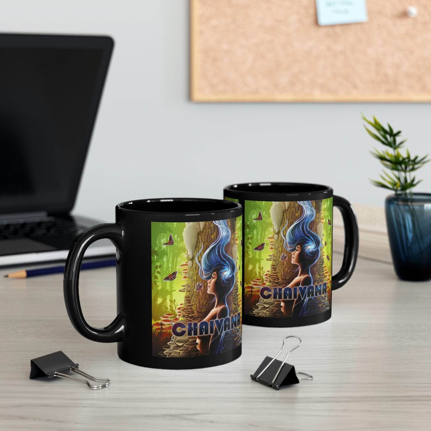 11oz Black Mug